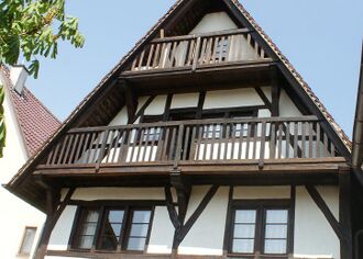 Zimmerbalkone Hotel Zum Nachtwächter.JPG