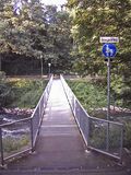 Der Seegersteg über die Nagold, beim Ernst-Adolf-Haug-Weg