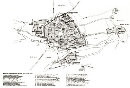 Stadtgrundriss 1500