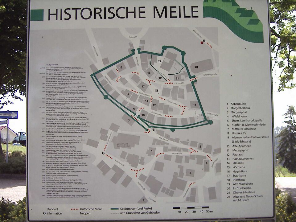 Datei:Altensteig-historische-Meile-Schild.jpg