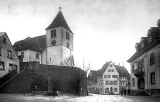 Dorfplatz Dietlingen 1920.jpg
