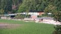 Freibadanlage am trockengelegten See