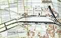 Fortsetzung Stadtplanausschnitt von 1890 Württembergischer Güterbahnhof