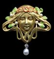 Jugendstil-Brosche, Levinger & Bissinger