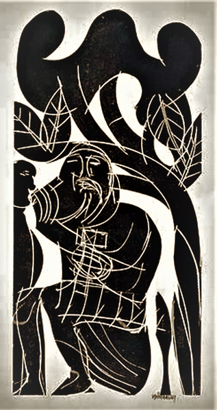 Datei:Wandbild „Tilman Riemenschneider - Reuchlin“ aus dem Pforzheimer Rathaus von Helmut Andreas Paul Grieshaber (geb. 15.2.1909 in Roth a. d. Roth bei Leutkirch; gest. 12.5.1981 in Reutlingen), a.png