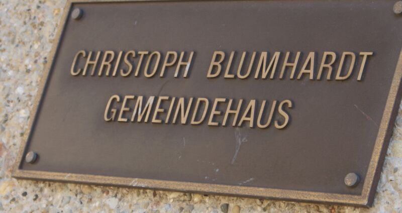Datei:Schild Gemeindehaus.jpg