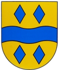 Wappen des Enzkreises mit symbolischer Enz