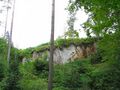 Eyachtalweg, Felswand