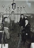 Brauerei Beckh Mitarbeiter 1969 im Sudhaus beim Schichtwechsel