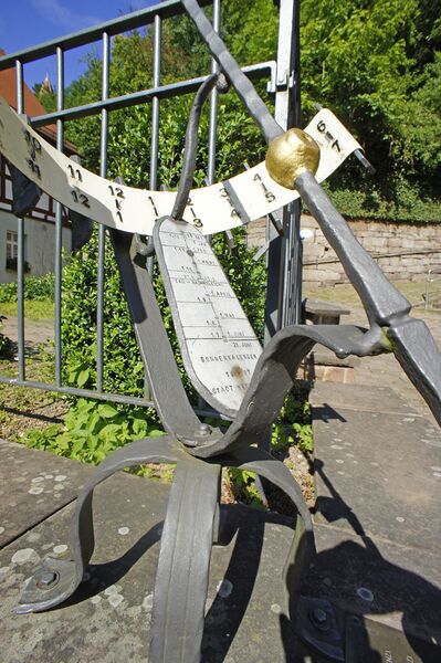 Datei:Neuenbuerg-Sonnenuhr-Kirchplatz.JPG