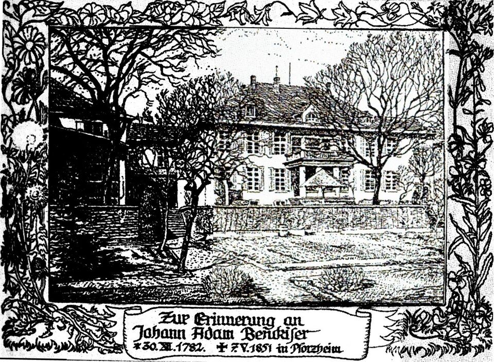 Datei:Pforzheim, Haus Johann Adam Benckiser junior, Östliche Karl-Friedrich-Straße 44, Gartenseite, erbaut um 1816 nach Entwürfen von Friedrich Weinbrenner (1766-1826).jpg