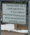 Schild bei Hausnummer 4