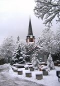 Rathausplatz im Winter