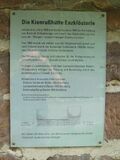 Informationstafel an der Kienrußhütte