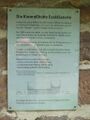 Informationstafel an der Kienrußhütte