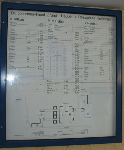 Datei:Plan der Schule Knittlingen.JPG