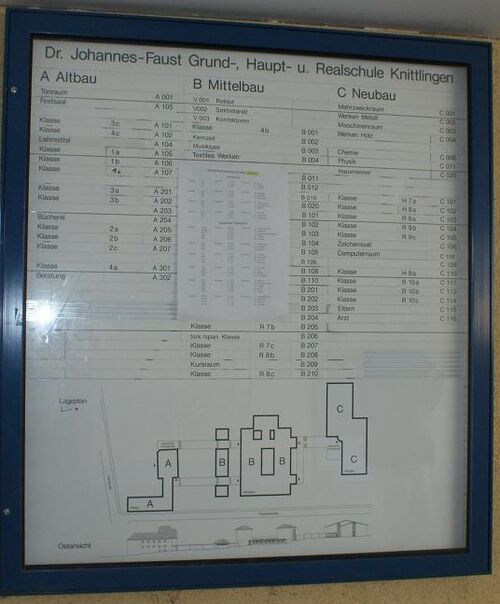 Datei:Plan der Schule Knittlingen.JPG