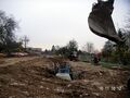 10. November 2005: die Abwässerkanäle werden gelegt