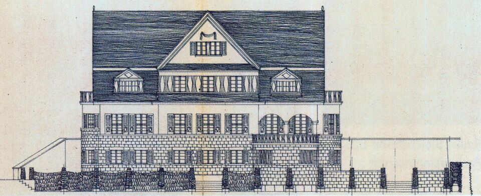 Datei:Villa Louis Kuppenheim, Wilferdinger Straße 4 in Pforzheim, erbaut 1906 bis 1907 nach Entwurf von Robert Curjel (1859-1925) und Karl Moser (1860-1936), Abbruch 1963.jpg