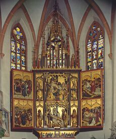 Schüchlin-Altar, Kirche Tiefenbronn