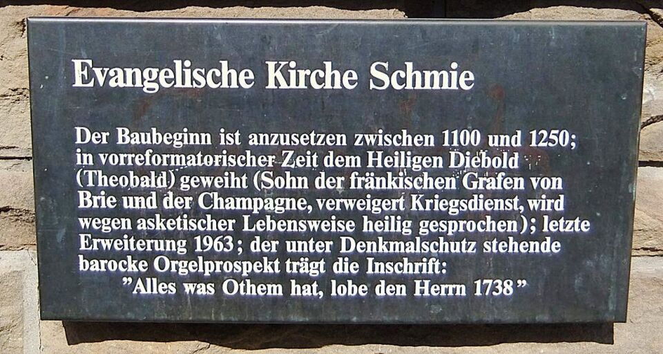 Datei:Evangelische Kirche Schmie Infotafel.JPG