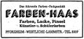 Werbung aus dem Jahr 1949