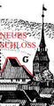Pforzheim-1643-Merian, Ausschnitt mit dem Neuen Pforzheimer Schloß (1537-1689).